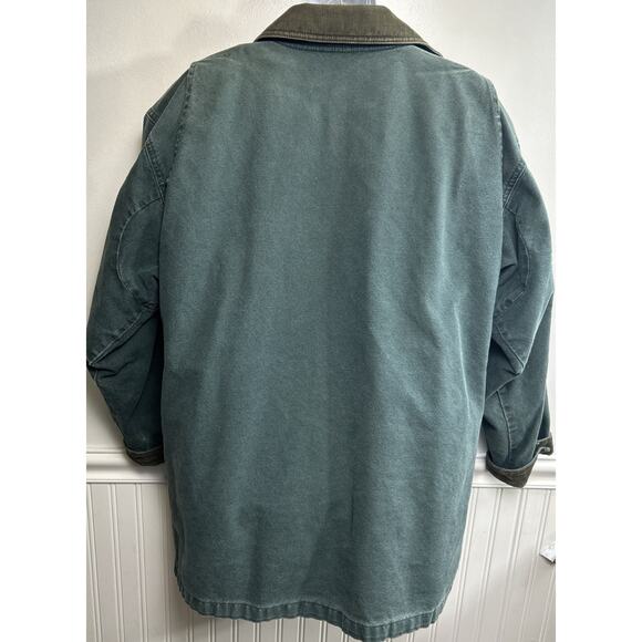 Vintage LL Bean Barn/Chore Coat - Primaloft Liner - Made In USA - Women L Green - Picture 5 of 16